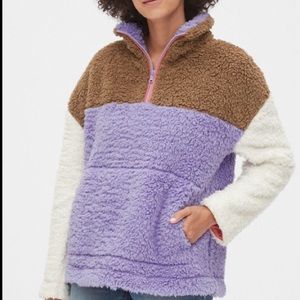 Gap Sherpa Retro Fleece Pullover